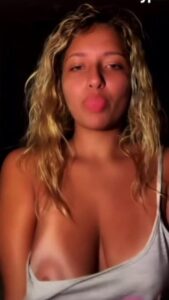 Girl Accidentally Revealed Her Sexy Tanned Tits on Live TikTok