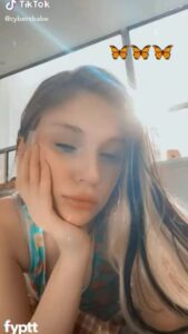 2003 Girl Giving Us a Quick View of Her Tight Pussy on TikTok