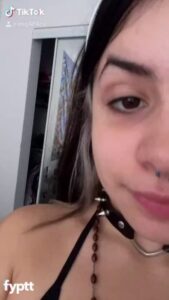 TikTok Pocket Slut Shows Her Sexy See Through Pierced Titty
