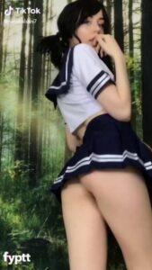 NSFW TikTok Made by a Girl Wearing a Sexy Sailor Moon Outfit