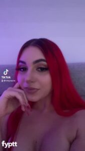 First Thing She Does After Having Sex Is Making a TikTok With Her Nude Tits