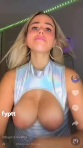 Apparently This Sleeveless Shirt Can’t Handle Her Big TikTok Tits