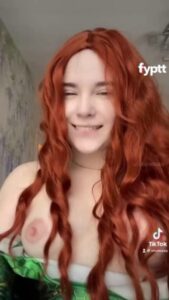 Redhead Thot Gets Naked On NSFW TikTok