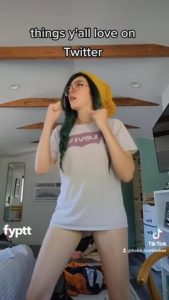 With and without a pants NSFW TikTok trend