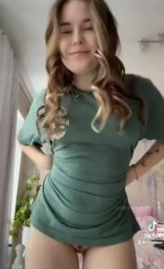 Alisonlilbaby Showing Her Pussy Teen Tiktok Video