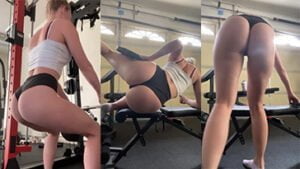 STPeach Ass Gym Workout CloseFriends Thicc Booty Video